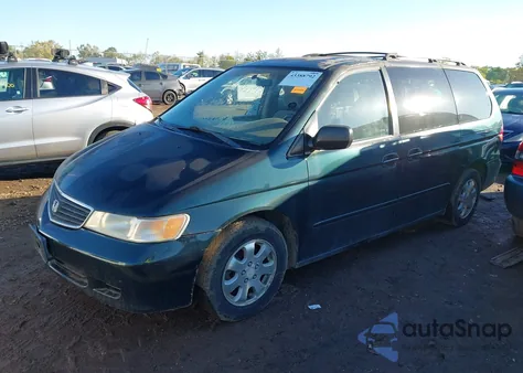 2000 Honda Odyssey Lx from USA, damaged, VIN 2HKRL1853YH602281